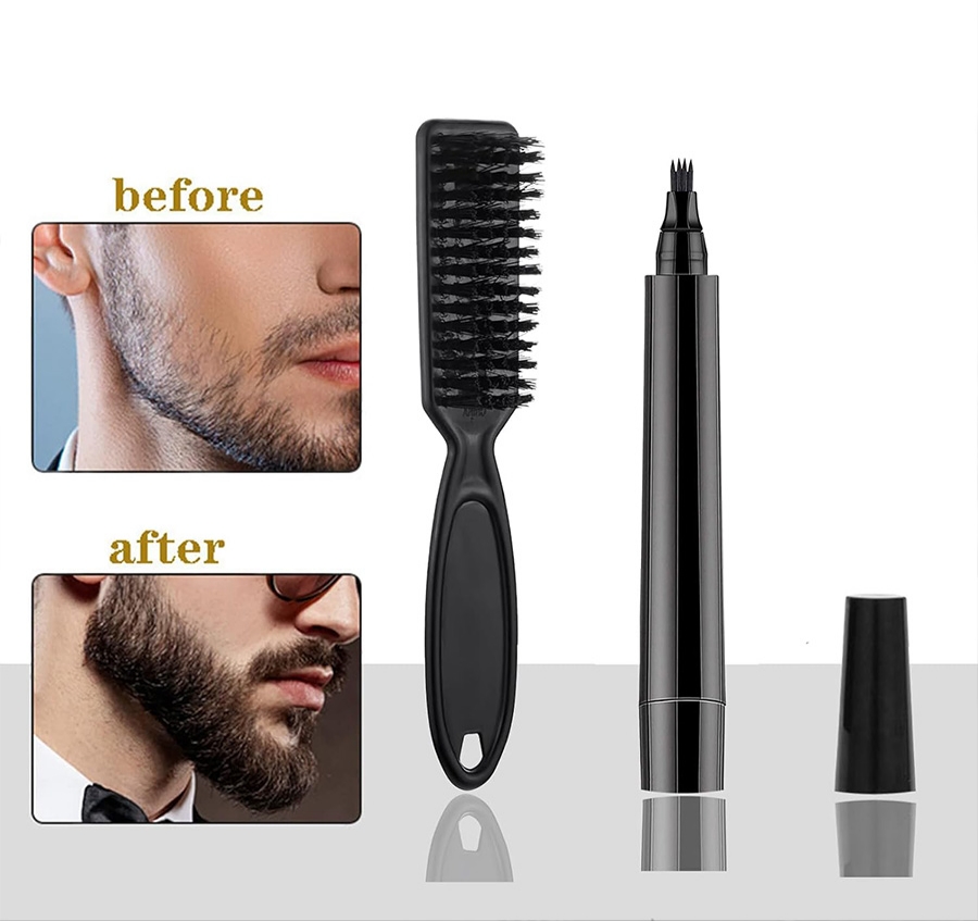 قلم هاشور حرفه ای ریش، مو و ابرو BEARD PEN