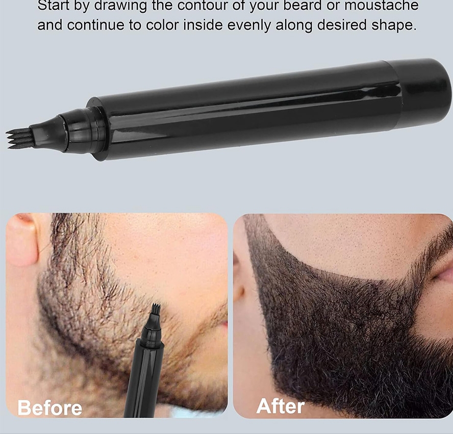 قلم هاشور حرفه ای ریش، مو و ابرو BEARD PEN