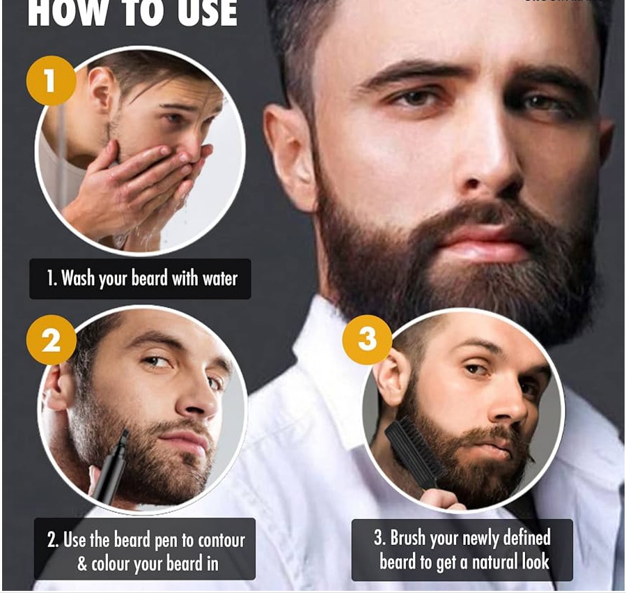 BEARD PEN professional beard, hair and eyebrow pen