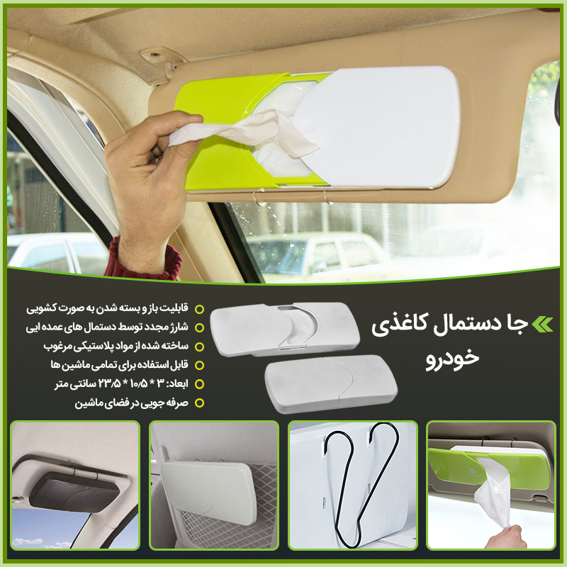 Car tissue holder