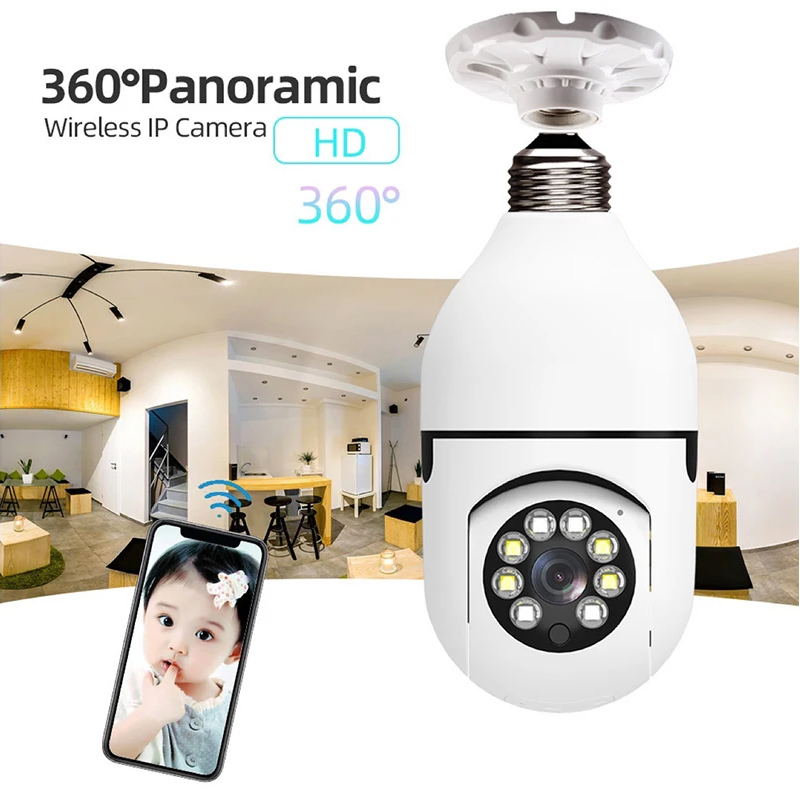 ویژگی های دوربین مدار بسته لامپی بی سیم مدل V380